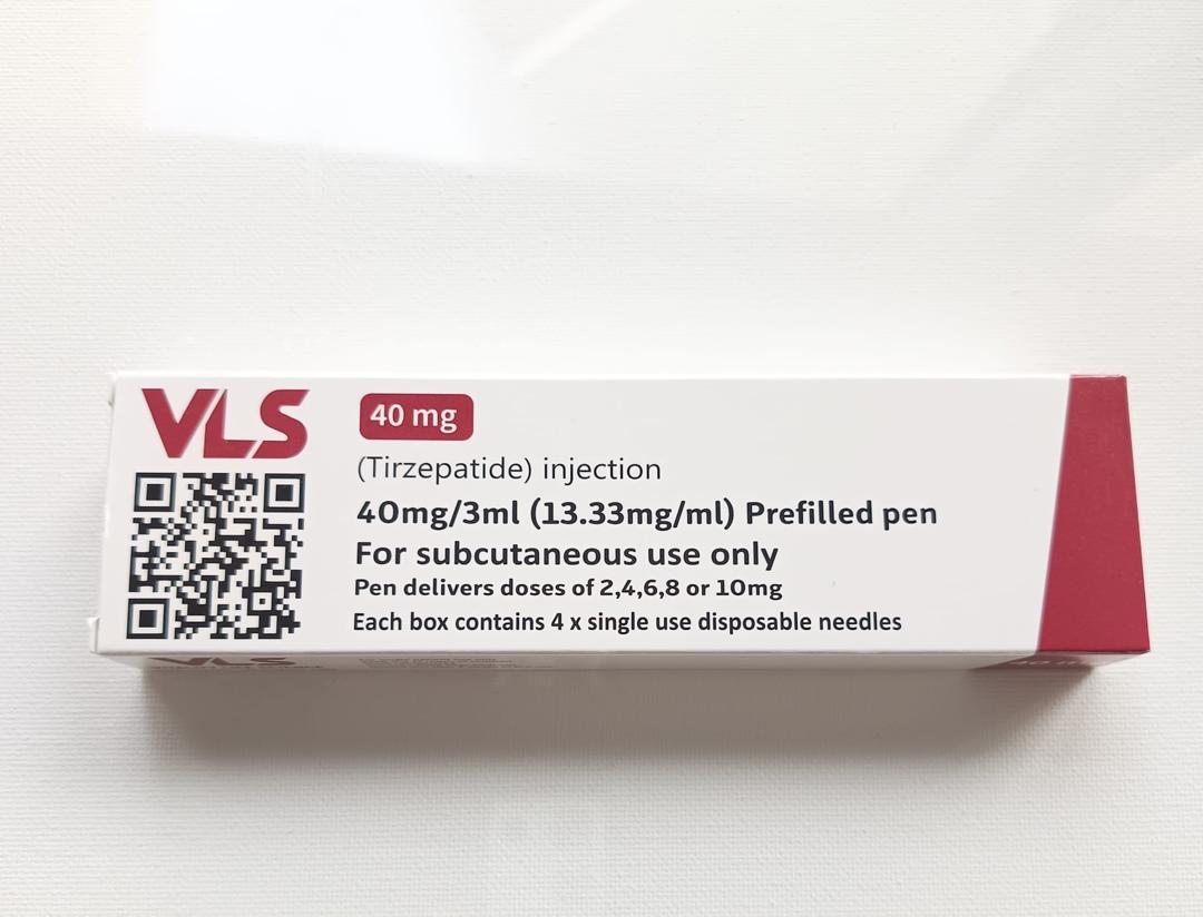 VLS tirzepatide 40 mg prefilled pen box